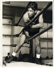 1940'S Manuel Ortiz Boxing GELATIN SILVER PHOTO 8 X 10
