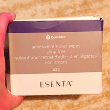 ConvaTec Esenta Sting Free Adhesive Remover Wipes 25 Ct Exp 12/2028 picture