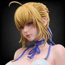 Anime Figure Inspired by Altria Pendragon Saber 1/4 PVC Model Statue Unbranded picture