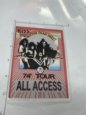 KISS Commemorative 1974 Hotter Than Hell Tour  Backstage Pass And Lanyard picture