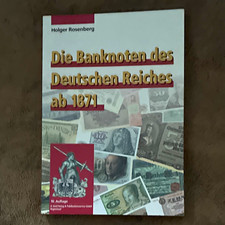 Holger Rosenberg Die Banknoten des Deutschen Reiches ab 1871 10. Auflage PB picture