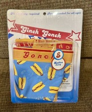 Vintage 2005 Ginch Gonch Ladies Weiner Blue Thong Underwear Size SMALL - NEW picture