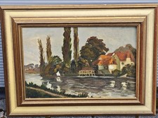 Ernest Lawson 1873-1939 Canada/America Impressionism Painting Houses Landscape picture