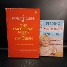 2 Vintage 1950s Child Development / Parenting Softcovers picture