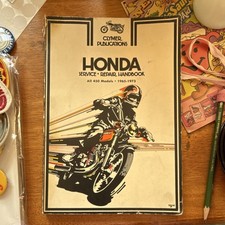 Clymer Honda Motorcycle Service Repair Handbook All 450 Models 1965-1973 Book picture