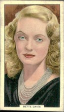 1930s Gallaher Film Stars BETTER DAVIS Tobacco Cigarette Movie Card picture