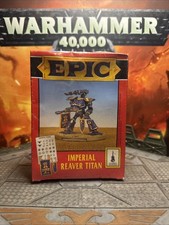Vtg Warhammer Epic 40K Metal Imperial Reaver Titan SEALED Box Games Workshop OOP picture