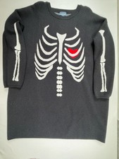 ModCloth Black Skeleton Print Sweater Dress Size 4X picture