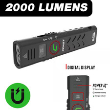 COAST Slayer 2000 Lumens USB-C Rechargeable Flat EDC Flashlight Magnet Tactical picture