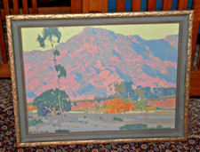 Hanson Duvall Puthuff, (1875-1972, Corona Del Mar, CA), Mountainous landscape picture