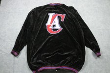 Los Angeles Clippers Jacket Mens 3XL Black NBA Basketball UNK Velour Full Zip picture