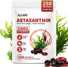 Astaxanthin 24mg | 250 Softgels | 250-Day Supply 250 Count (Pack of 1 picture
