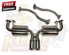 OBX Rear Exhaust Kit 06-07 Porsche Cayman 987.1 Dual Tip - Stainless Steel picture
