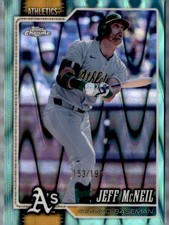 2026 Topps Chrome #164 Jeff McNeil Aqua Refractors #/199 picture