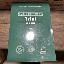 California Judges Benchbook Civil Proceedings TRIAL 2025 THOMSON | LAW PRACTICE picture