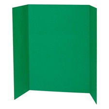 Spotlight 1 Ply Trifold Display Board, 48 Width x 36 Height, Green picture
