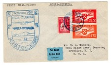 Portugal Horta 1939 To Bermuda Scarce First Flight Cover With Arrival Mark picture