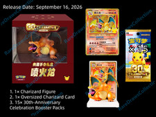 Pokemon S-Chinese 2026 30th Anniversary Charizard Premium Figure Gift Box Sealed picture