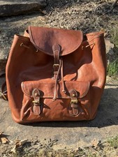 Vintage Ralph Lauren Leather Backpack picture