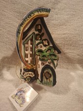 Blue Sky Clayworks “ST Patricks Place” Tealight House St Patrick's Day 2002  picture