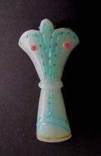 ANTIQUE JADE SWORD DAGGER HANDLE DECORATED WITH JEWELS . picture