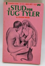 1973 A Stud for Tug Tyler Mason Wilde Gay Pulp Paperback Spartan Classic SP112 picture