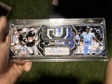 Bo Jackson Raiders And Royals Trading Card ￼ picture