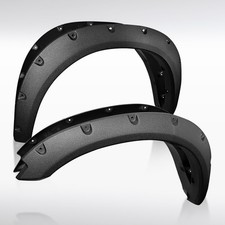 Fit 2009-2017 Dodge Ram 1500 Textured Pocket Rivet Wheel Covers Fender Flares picture