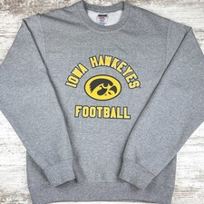 VTG Iowa Hawkeyes Football Crewneck Sweatshirt Mens Small picture
