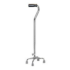 drive Chrome Aluminum Small Base Quad Cane 30 to 39