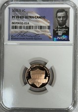 2025 S NGC PF70 Ultra Cameo Proof Lincoln One Cent Penny 1C picture