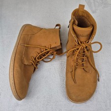 Saguaro Minimalist Barefoot Boots Tan Wide Toe Box Fleece Lined EU 42 Men's 9 picture