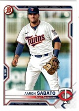 Aaron Sabato Minnesota Twins 2021 Bowman Draft picture