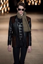 FW14 Saint Laurent by Hedi Slimane Wool Checkered Sweater picture