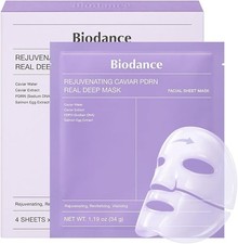 BIODANCE Rejuvenating Caviar PDRN Real Deep Mask, Overnight Hydrogel Face Mask, picture