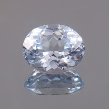 AAA 13x10 MM Natural Brazilian Sky Blue Aquamarine Loose Gemstone Oval Cut picture