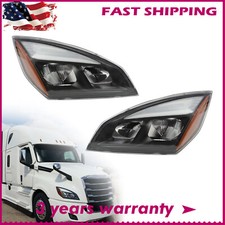 Pair Headlight Fit For 2018-2022 Freightliner Cascadia LED Headlamp picture