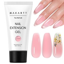 Makartt Poly Nail Gel 50ML: Natural Pink 1.7 Fl Oz (Pack of 1), picture