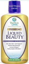 Tropical Oasis Liquid Beauty Nutritional Supplement 32 Fl Oz Hair Skin Nails picture