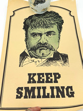 Vintage 1966 Solotype Poster No 65 Keep Smiling Ironic Novelty Retro Decor picture