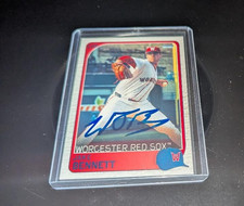 BOSTON RED SOX JAKE BENNETT SIGNED 2026 WORCESTER RED SOX CARD picture