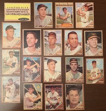 1962 Topps MLB Baseball Lot (18) Cards/Baltimore Orioles/Robinson/Herzog/Boog RC picture