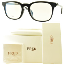 NEW FRED FG50006U 54 001 Black Full Rim Square Optical Frame Eyeglasses picture