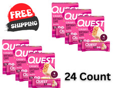 Quest Crispy Hero Protein Bar, Birthday Cake Flavor, Low Sugar, 4x6 = 24 Count picture