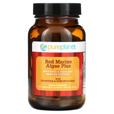 Pure Planet Red Marine Algae Plus 500 mg 90 Veggie Caps All-Natural, picture