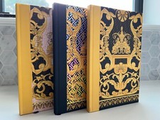NEW FENDACE Fendi x Versace 2022 Notebook Set of 3 Books Black/Yellow/Multi picture