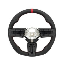Revesol 3D Red Ring custom stitch Steering Wheel for  2005-2009 FORD MUSTANG GT picture