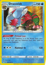 Dracovish 053/189 Holo Rare Darkness Ablaze Pokemon Moderately Played picture