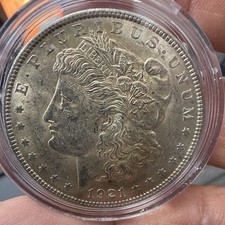 1921 P, Toned Morgan Silver Dollar  picture