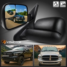 Fits 2002-2008 Dodge Ram 1500 2003-2009 2500 3500 Manual FlipUp Tow Mirrors Pair picture